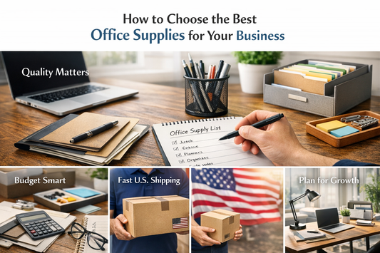 How to Choose the Best Office Supplies for Your Business