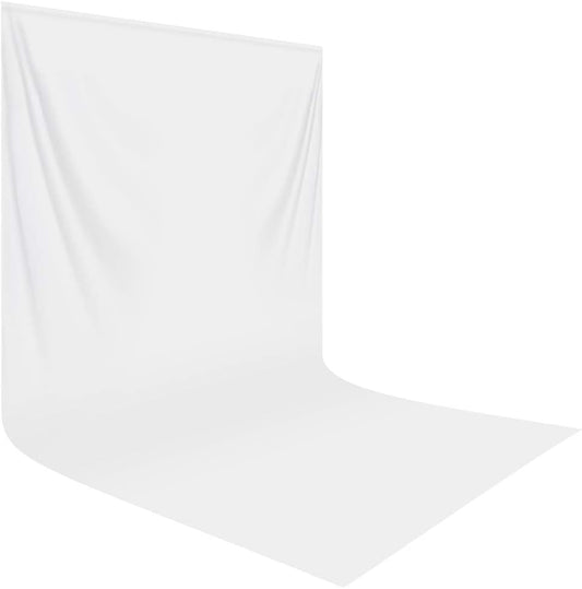 HEMMOTOP White Photo Backdrop Background, 10x20 ft White Screen for Photography, Seamless Photography Backdrops Backgrounds for Photo Video Recording (Backdrop only)