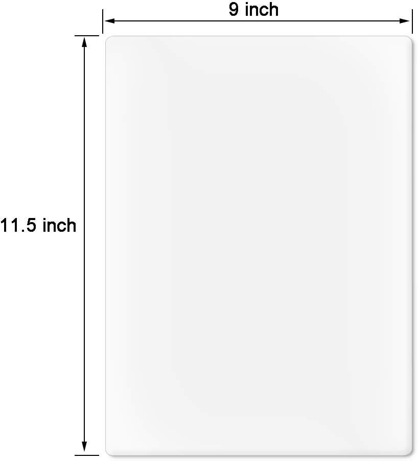 5 mil Thermal Laminating Sheets 500 Packs, 9” x 11.5” Clear Laminating Pouches Holds 8.5 x 11 Inch Sheet, Letter Size Lamination Paper for Laminator - Rounded Corner