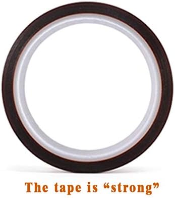 3 Pack PTFE Teflon Sheet 12 x 16" and 3 Rolls 10mm X 33m Heat Resistant Sublimation Thermal Tape for Heat Press Transfer,Non Stick Paper Reusable Craft Mat,Protects Iron,for Machines