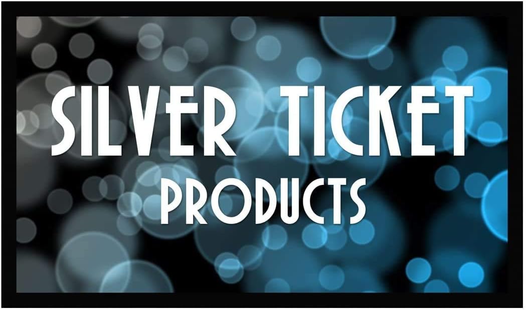 Silver Ticket Products STR Series 6 Piece Home Theater Fixed Frame 4K / 8K Ultra HD, HDTV, HDR & Active 3D Movie Projection Screen, 16:9 Format, 135" Diagonal, Grey Material STR-169135-G