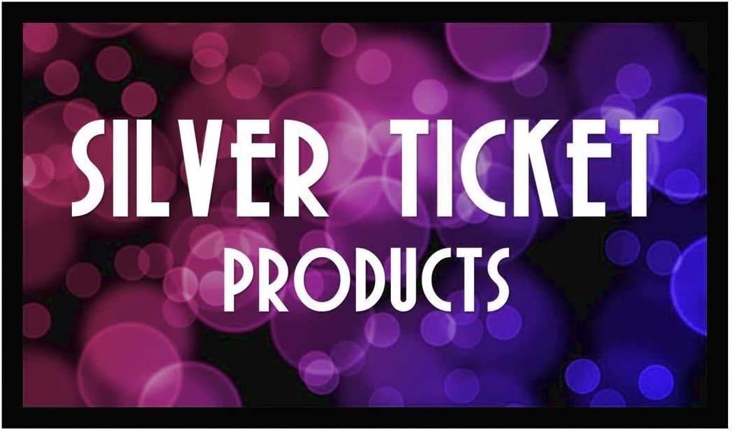 Silver Ticket Products STR Series 6 Piece Home Theater Fixed Frame 4K / 8K Ultra HD, HDTV, HDR & Active 3D Movie Projection Screen, 16:9 Format, 128" Diagonal, High Contrast Material STR-169128-HC