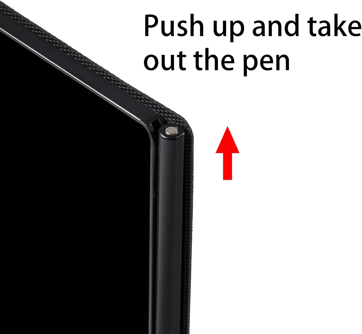 Mini LCD Writing Tablet Updated, 6.5in Erasable Reusable Electronic Drawing Pads, Electronic scratchpad, Hanging Pens with Leather Case