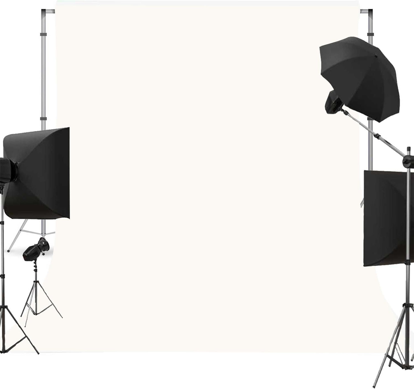 Ivory Photo Backdrop for Photoshoot Ivory Background for Photography Photo Backdrop Curtain for Party 8x10 FT