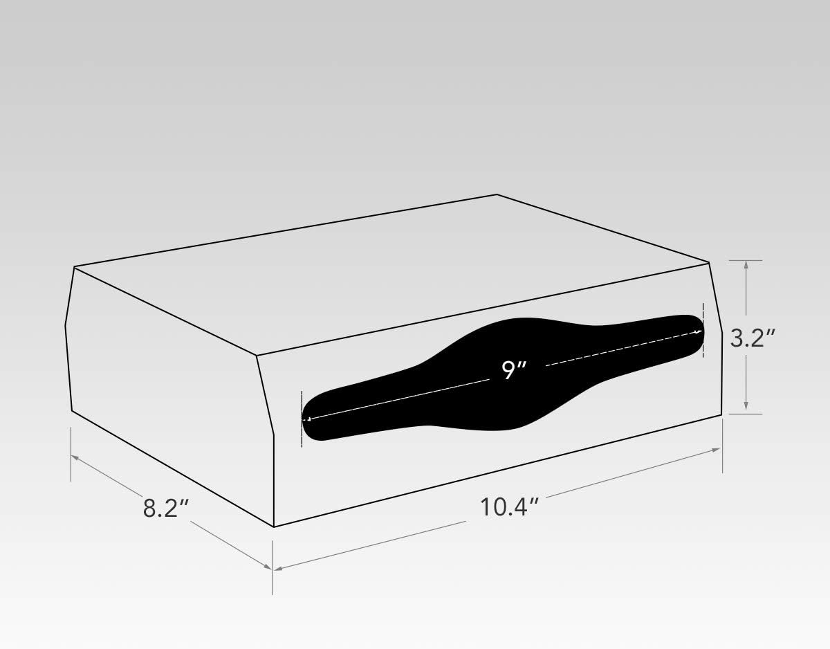 Wall Mounte Paper Towel Dispensers, 10.4" L x 3.3" D x 8.3" H, Stainless Steel C-Fold Multifold Hand Paper Tissue Holder with Lock