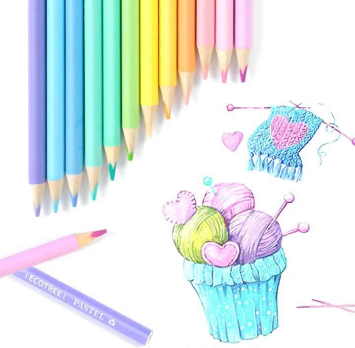 ECOTREE Colored Pencils - Drawing Pencils Colored Pencil for Adult Coloring Art Supplies for Coloring, Drawing, Shading, 36 Count