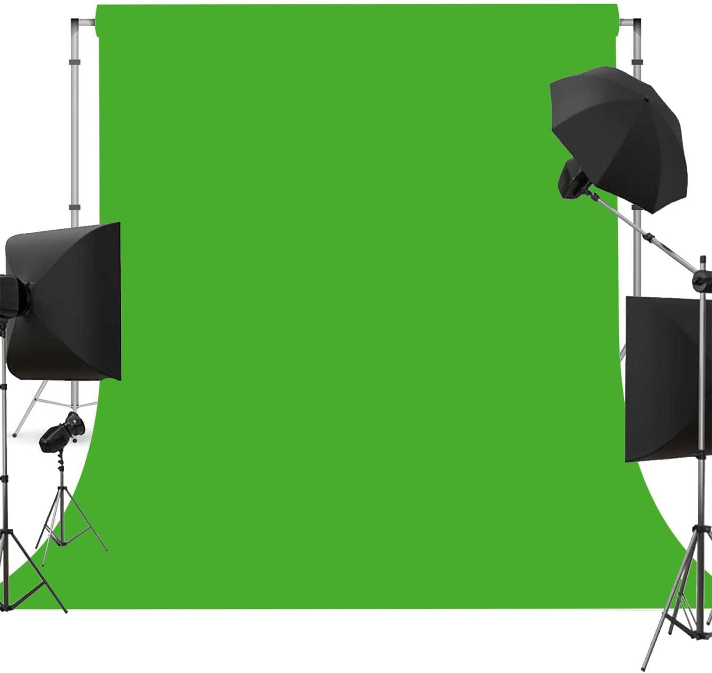 Green Screen Photo Backdrop for Photoshoot Green Background for Photography Photo Backdrop Curtain for Party 5x7 FT