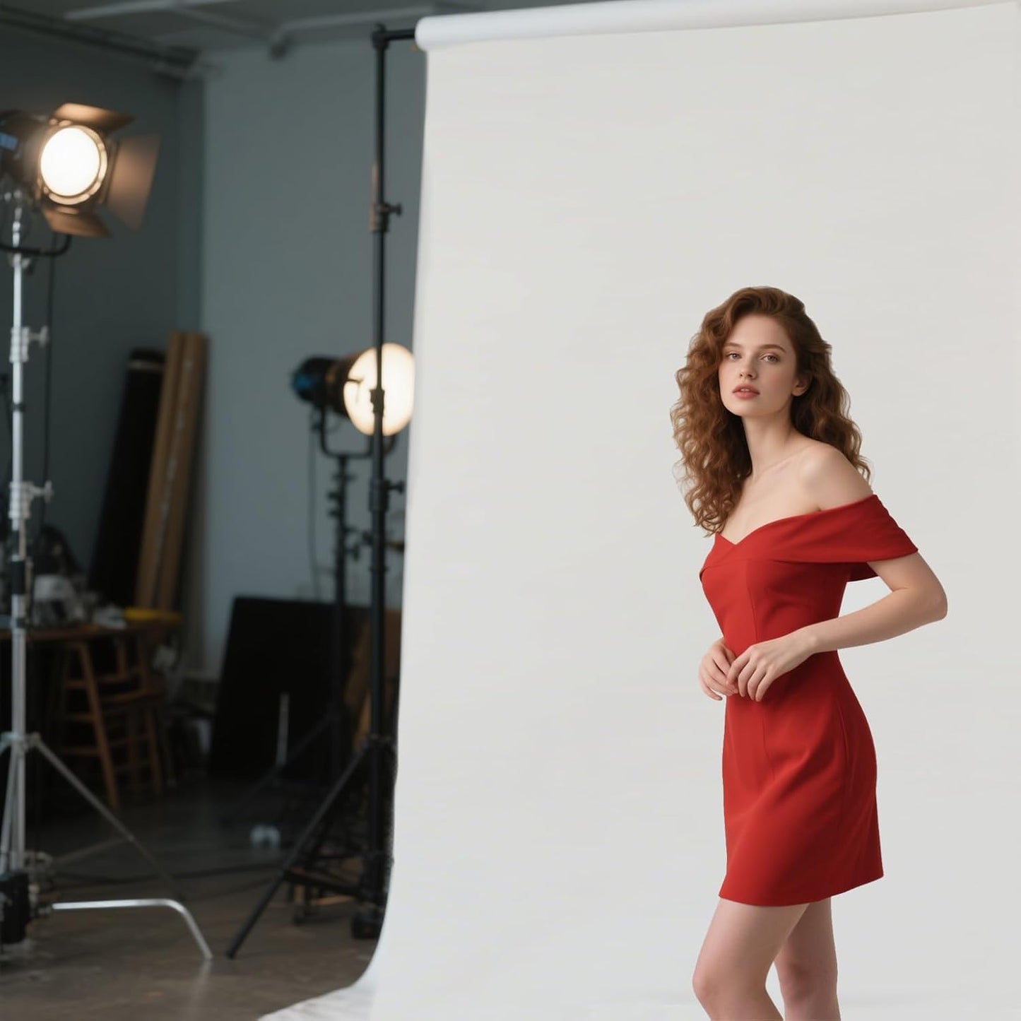 10x12 ft Photo Backdrop White Backdrop for Photoshoot Non-Reflective Soft White Backdrop for Home Studio, Baby Photography, YouTube Content & Live Streaming（only 1x Background）