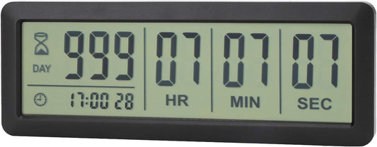 A AIMILAR Digital Countdown Days Timer - AY4053-Black Upgraded Big 999 Days Count Down Clock for Vacation Retirement Wedding