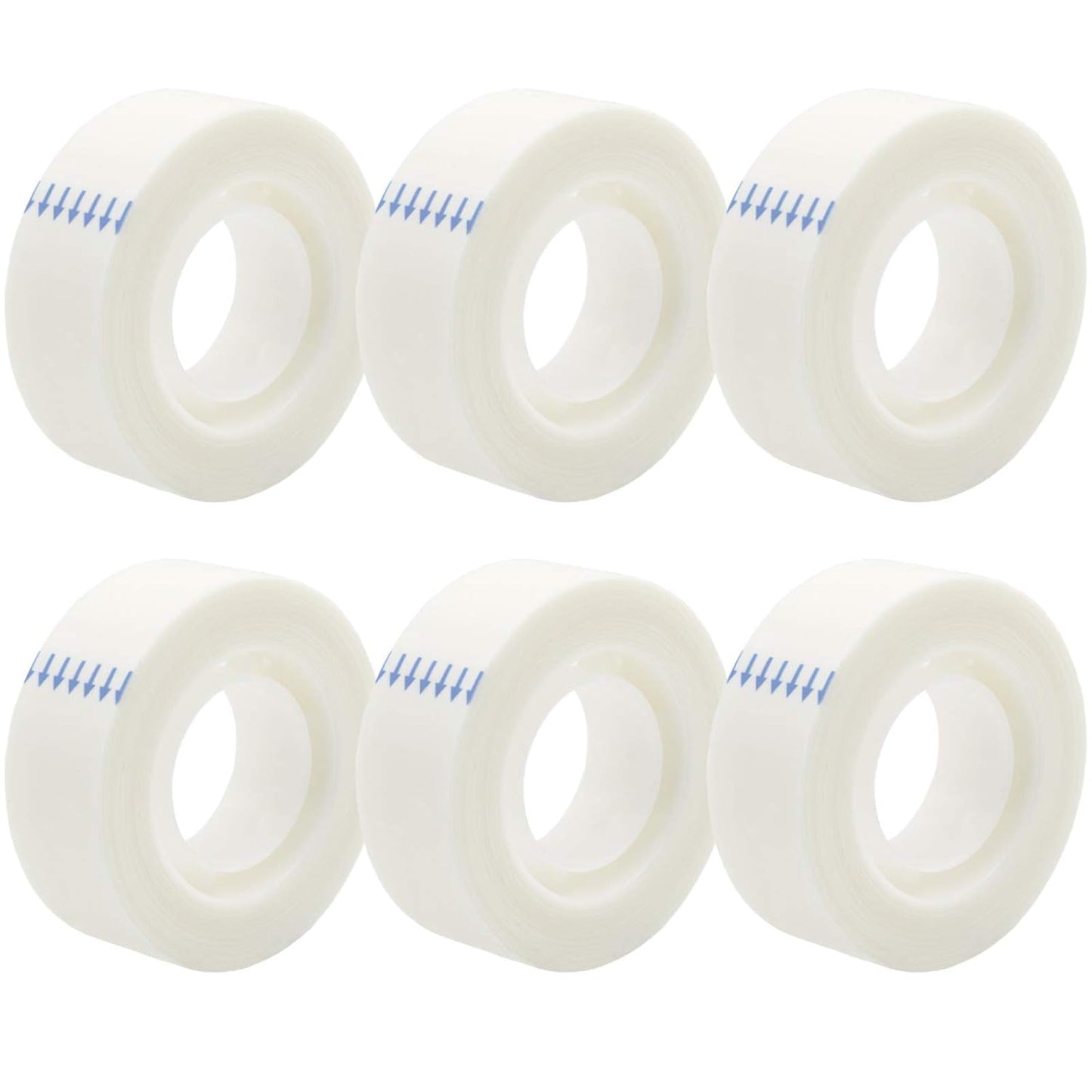 OWLKELA - 6 Rolls Matte & Glossy Tape Refills, Invisible, Translucent, All-Purpose for Office, Home, School - 0.7 in x 1000 Inches