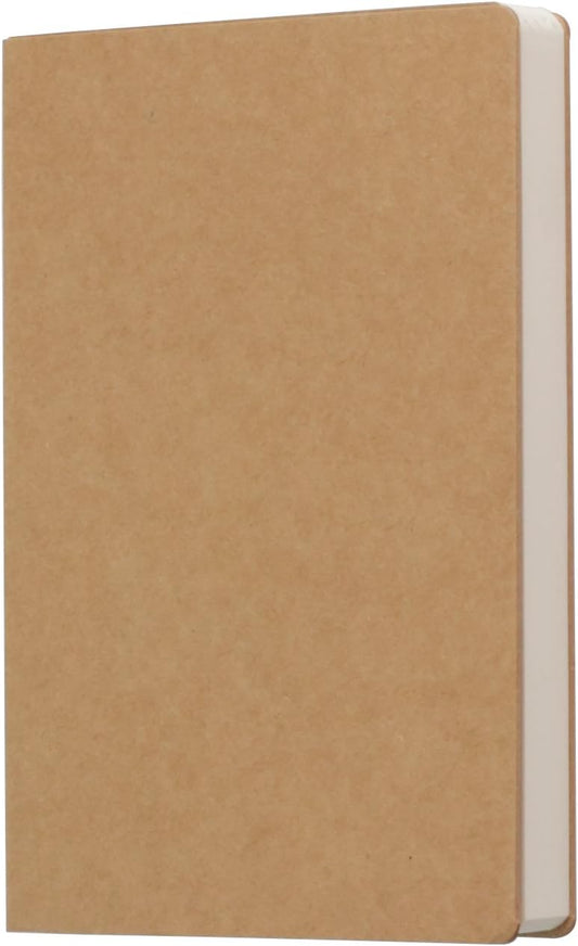 Sketch Book, 3 Pack Blank Drawing Notebook, 5.5" x 8.25" Kraft Cover Sketchbook, 224 Pages/112 Sheets 100gsm Plain Paper
