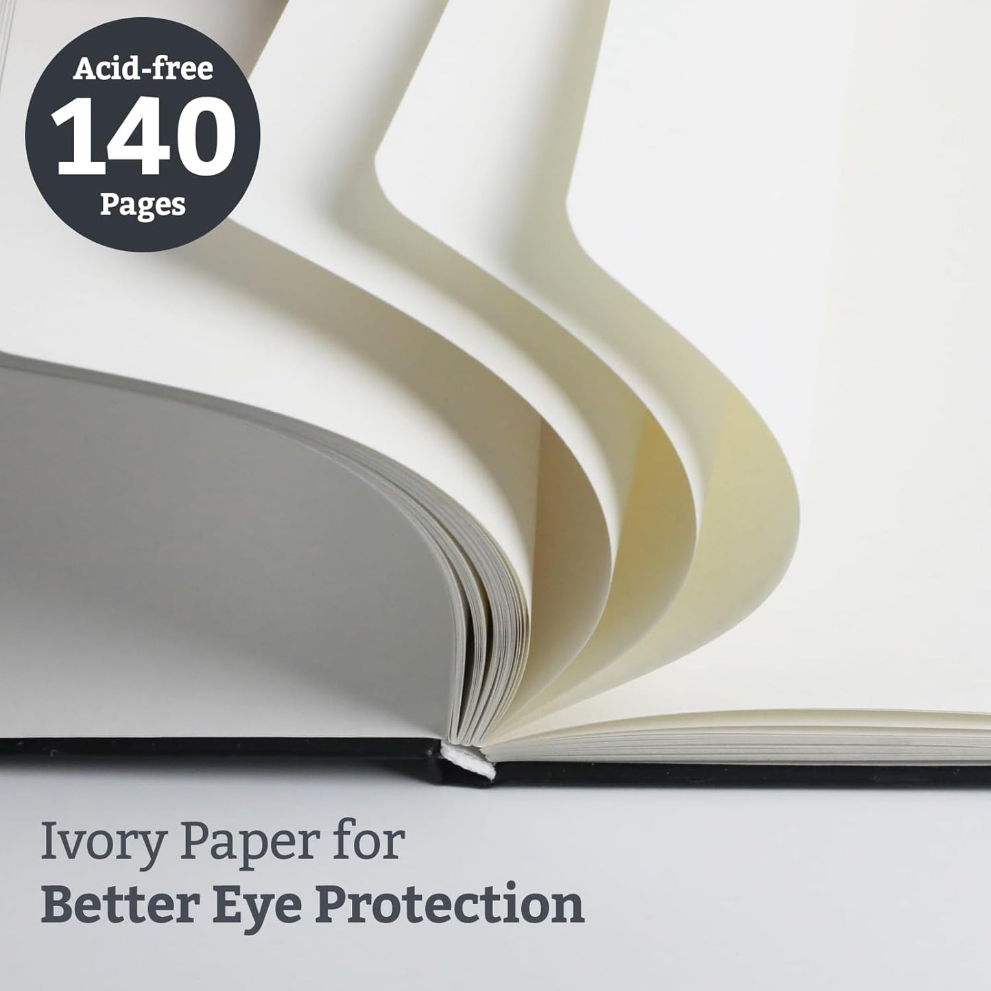 2Pack Blank Hardcover Sketch Book Notebook, A5 140 Pages 120Gsm Thick Journal for Drawing,School,Work,Diary，5.7''*8.3'',Light Green