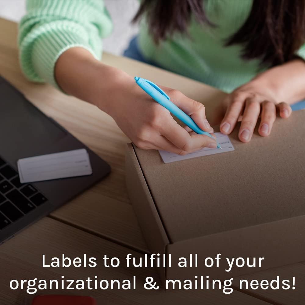 Premium Label Supply White Address Sticker Labels – 2.625" x 1" – Laser/Inkjet Compatible – (30 per Sheet), 500 Sheets - 15,000 Total Adhesive FBA Labels