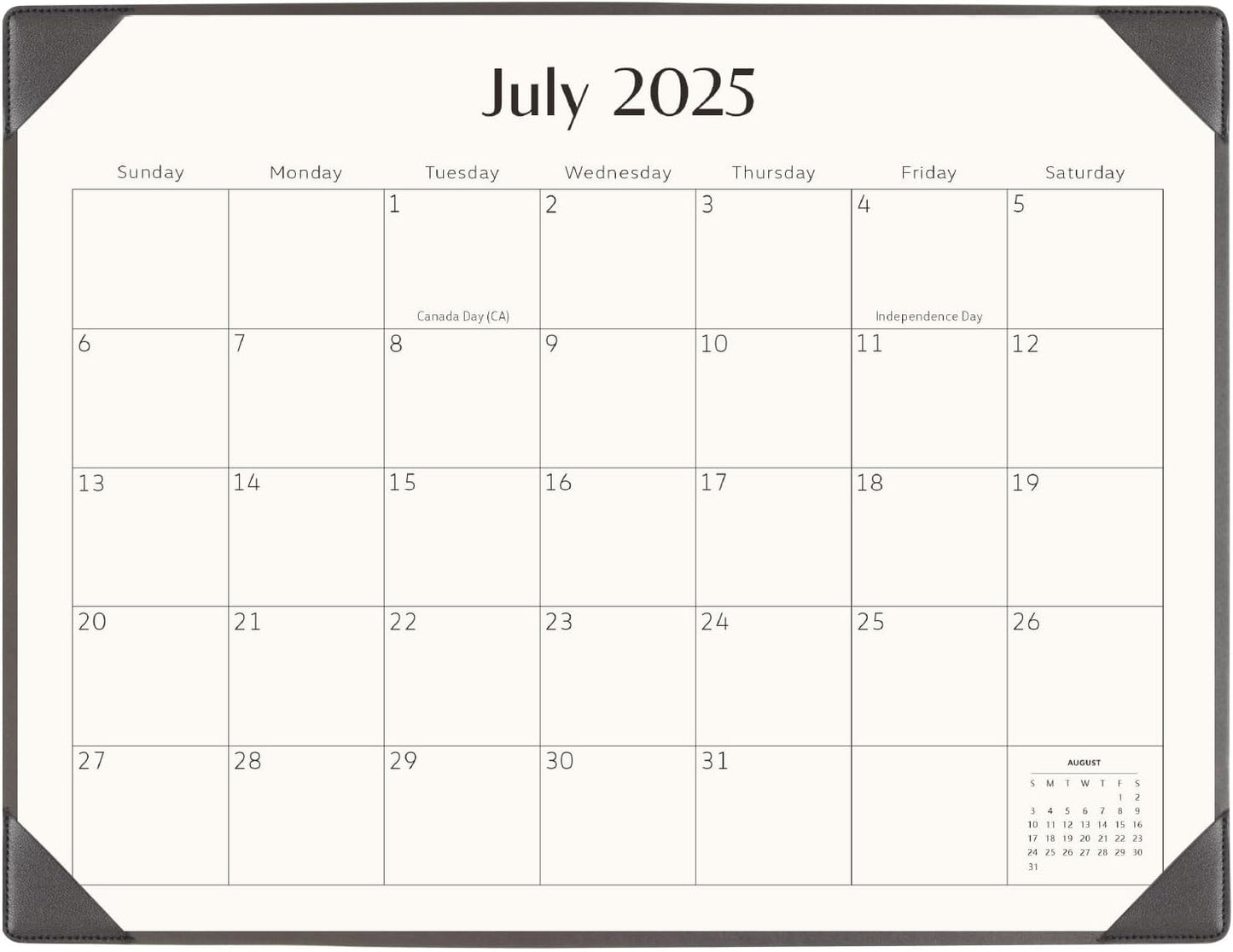 Desk Calendar 2025-2026, KOPEESY 22" x 17" Large Calendar with Desk Mat, From Now to June 2026, 22 x 17 Desk top Calendar for Home School and Office