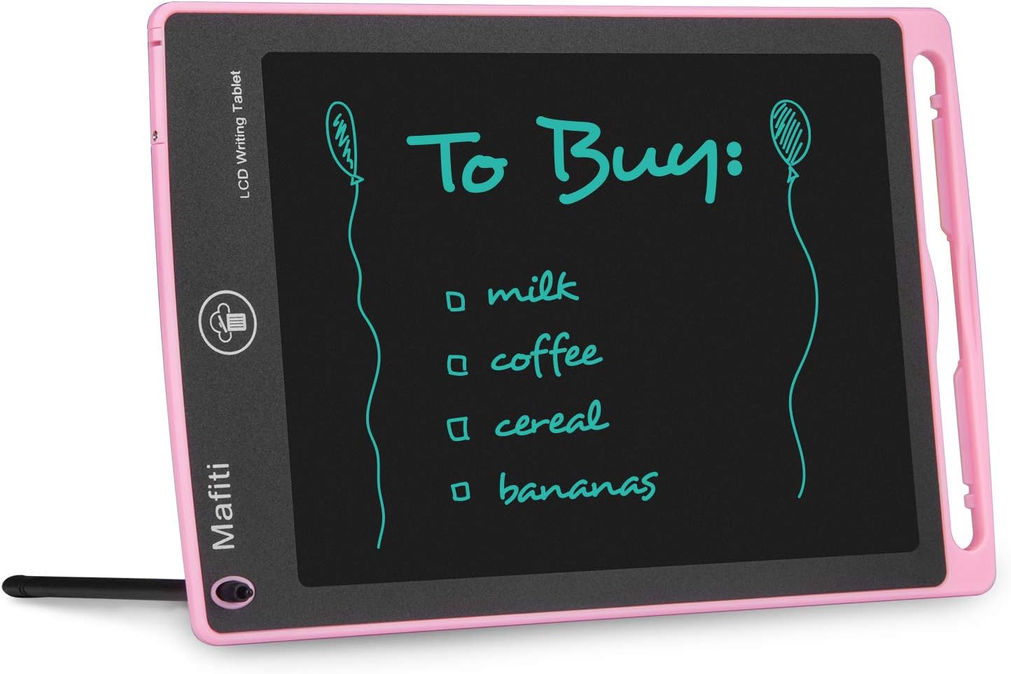 Mafiti LCD Writing Tablet 8.5 Inch Electronic Writing Drawing Pads Portable Doodle Board Gifts for Kids Toys for Girls Pink