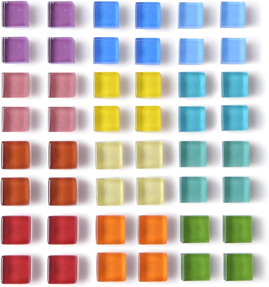 Mymazn 48 Pack Glass Refrigerator Magnets for Fridge Cute Magnets Color Decorative Magnets for Office Locker Magnets for Whiteboard