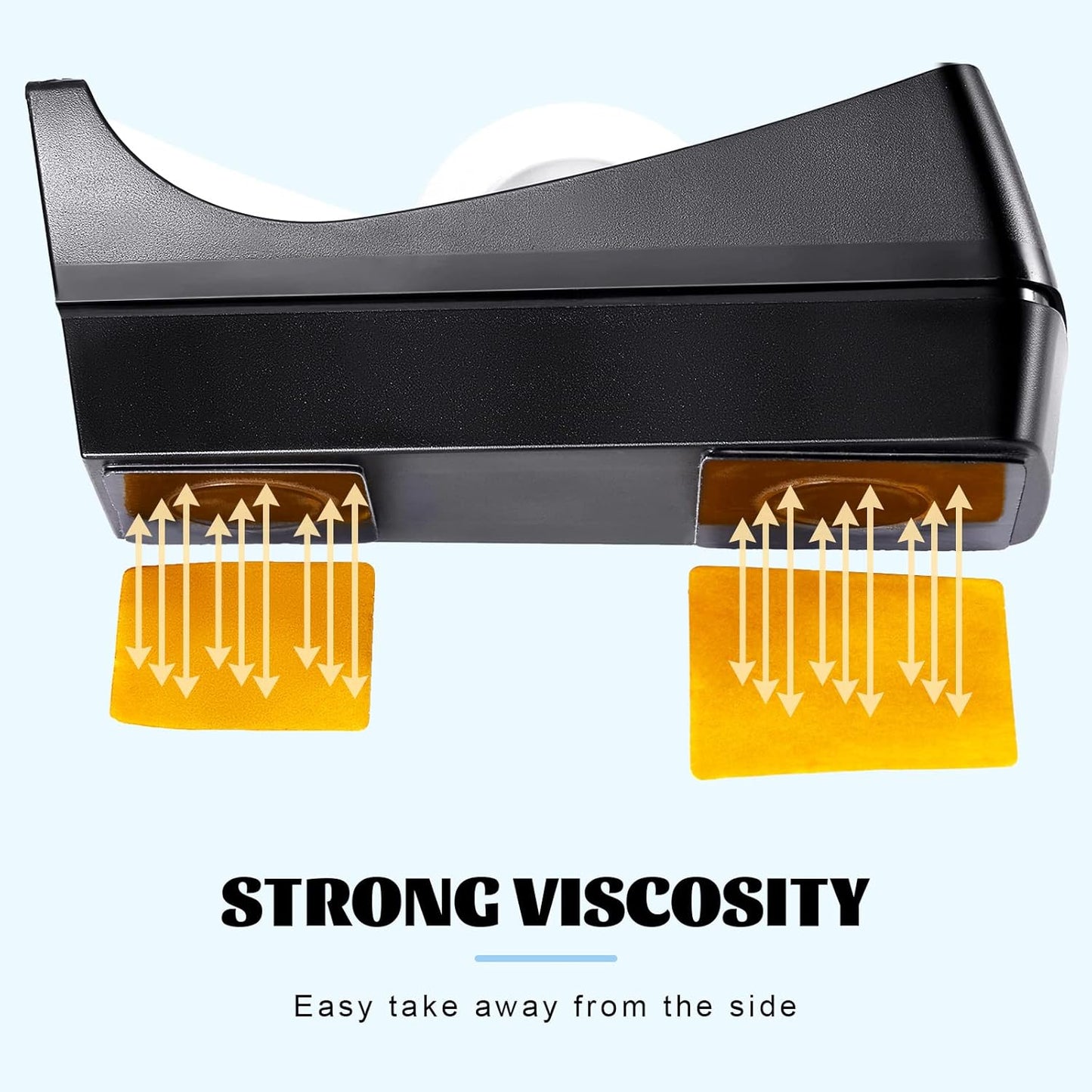 6 Pack Desktop Tape Dispenser Tape Roll Non Skid Base Tape Dispensers for Office Home School (Tape Not Included)