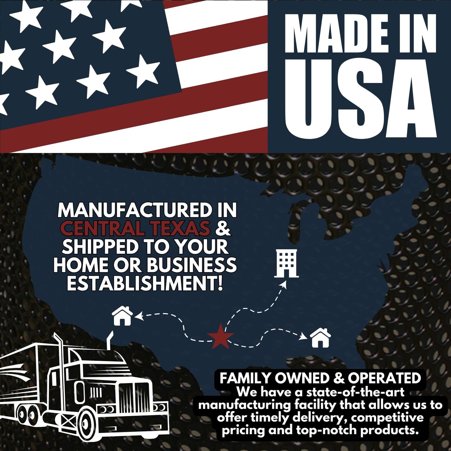 RDT-RED Heavy Duty 32 Gallon Round Trash Receptacle, Liner Included, Red with Dome Lid, Made in America