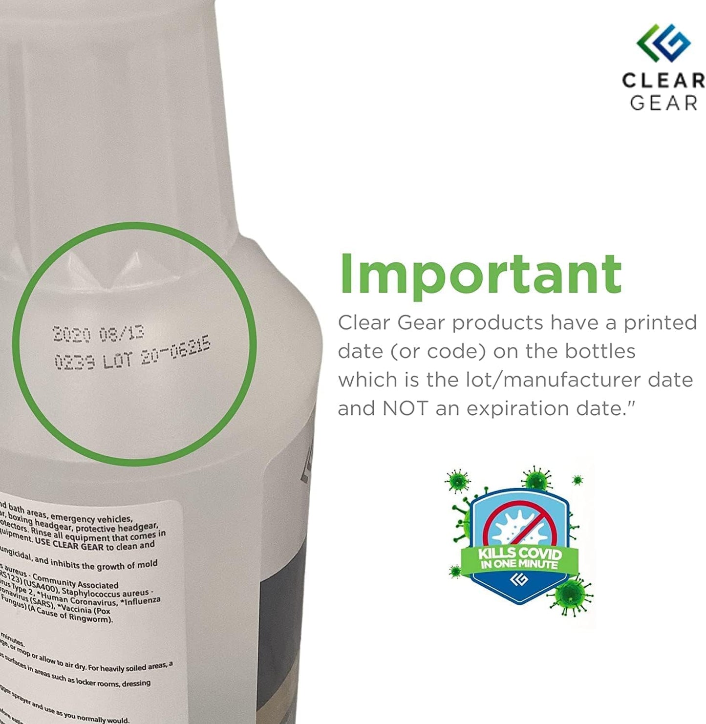 Disinfectant Cleaner, and Deodorizer For Sports Equipment, Gyms, and Fitness Centers - EPA-Registered, Hospital Grade, Made in USA - 1-Pack of 32 Oz Bottle Disinfecting Spray