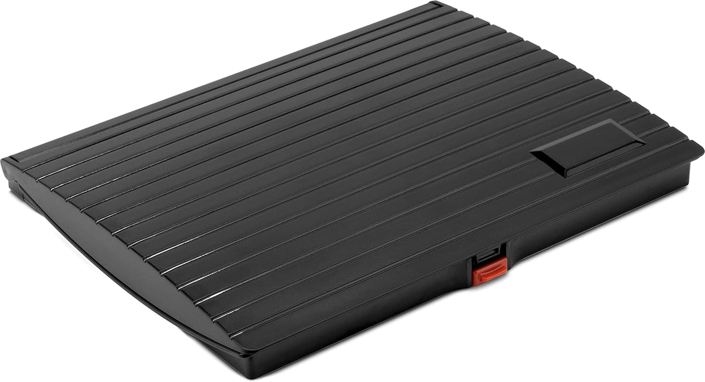 Large Premium Brown Ink Stamp Pad - 5" by 7" - Quality Felt Pad