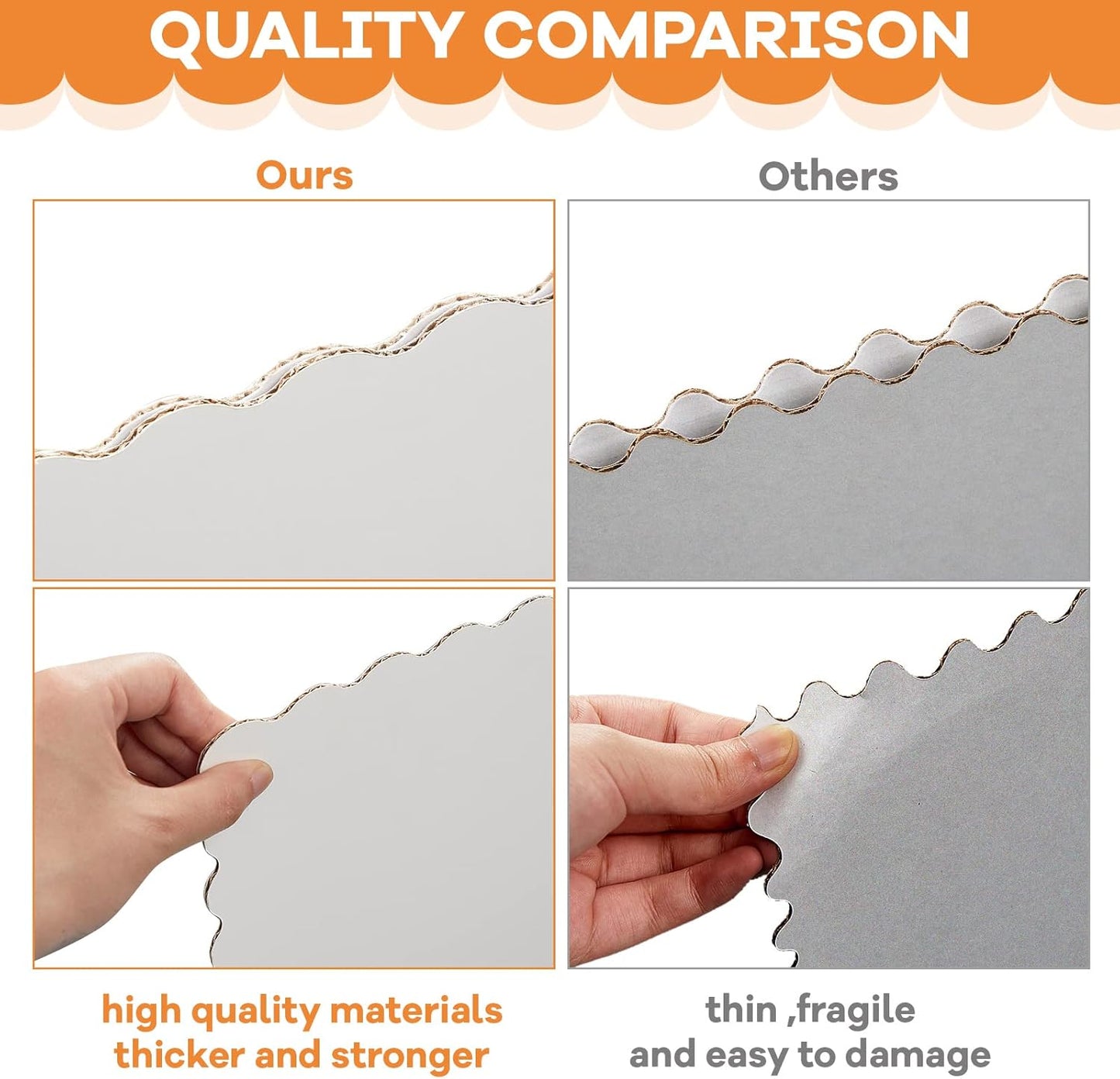 12 Pieces Tri Fold Poster Boards Bulk, Lightweight Science Display Boards, Trifold Presentation Display Board for Science Fair Project(14 x 22 Inch,White)