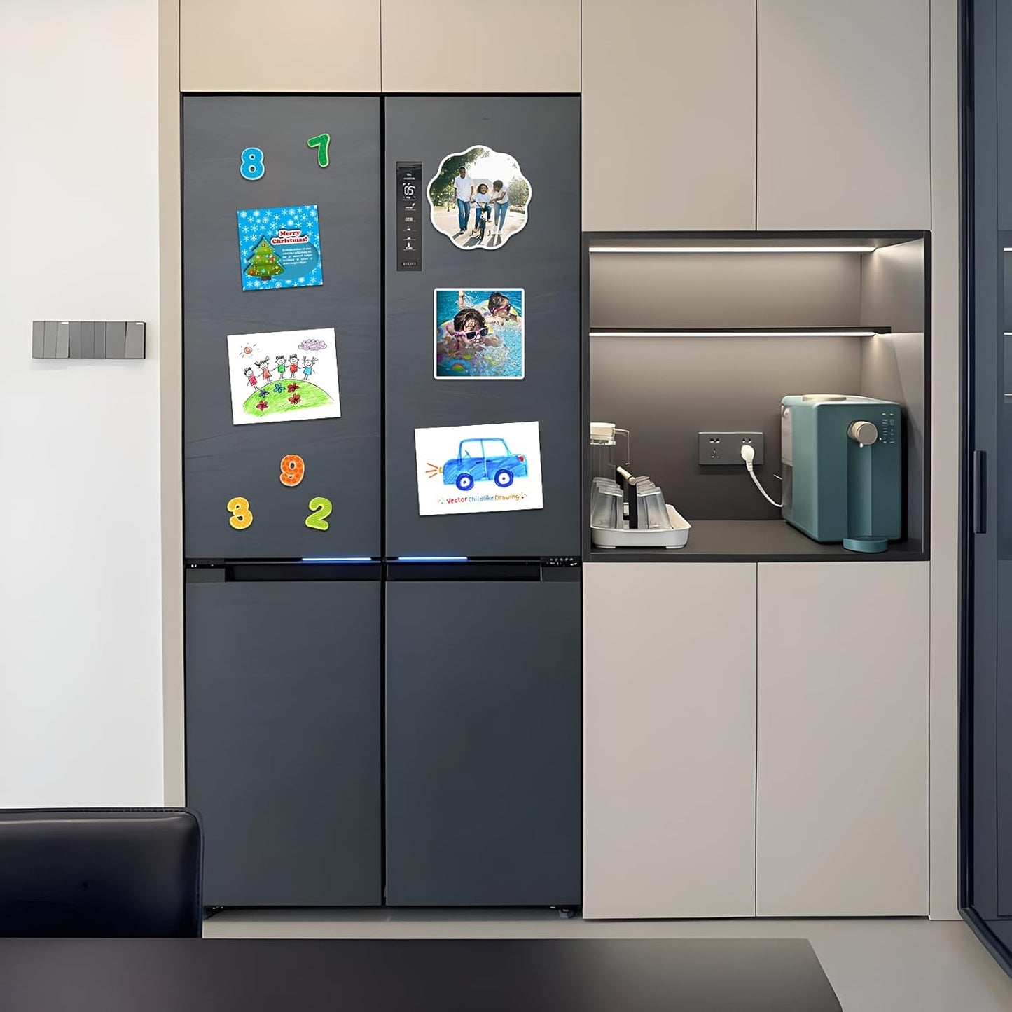 Plain Magnet Sheets,10PCS,8.5''x11''Flexible Rubber Magnetic Sheet,20Mil Non-Adhesive Magnetic Sheet for Die Storage,Business Dignage,Car,Sticker,Craft Product,Souvenir,Refrigerator Sticker