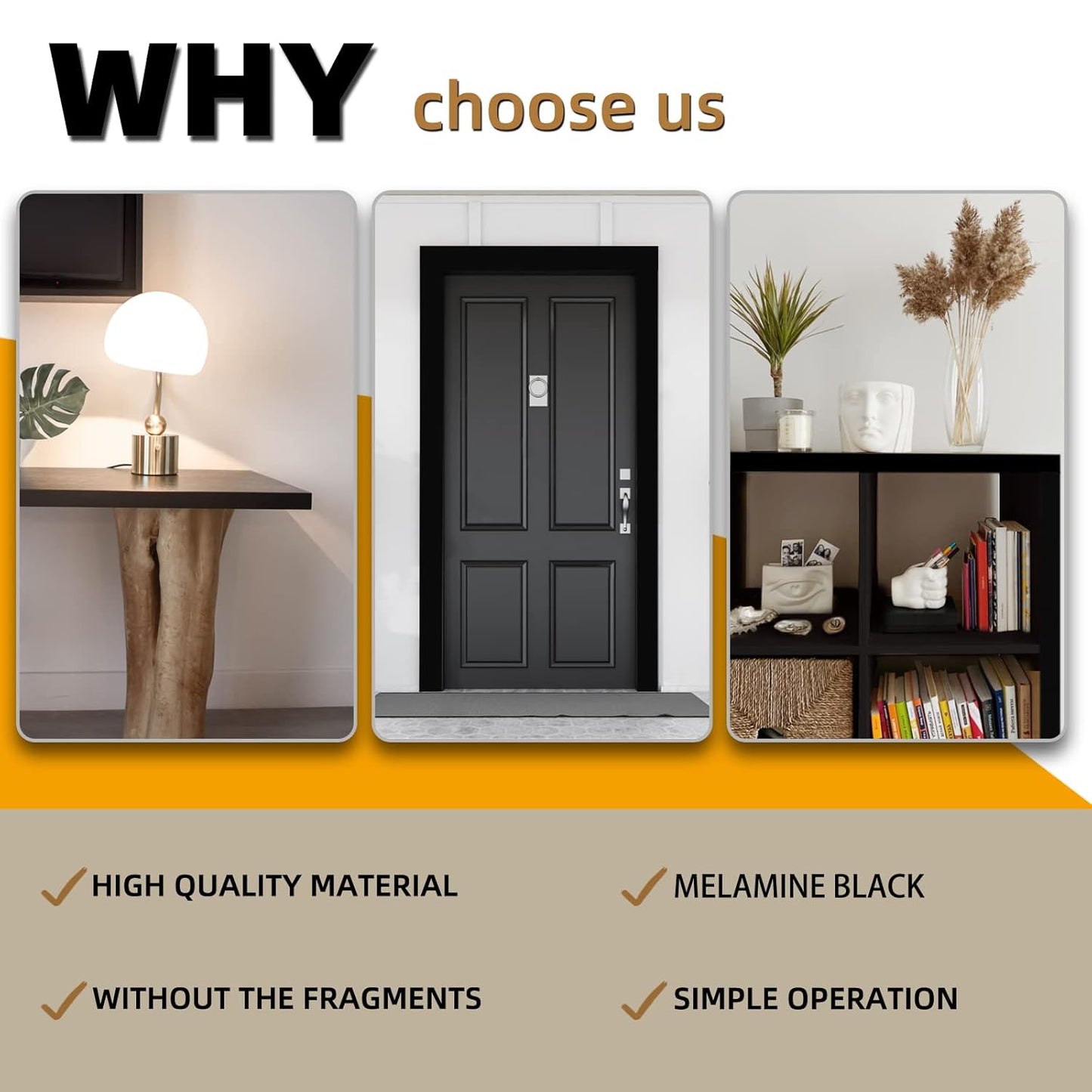 GSCIT Club Black Edge Banding, 3/4 inch x 10ft Melamine Edge Banding with Hot Melt Adhesive Preglued Cabinet Edge Banding Flexible Black Veneer Edging