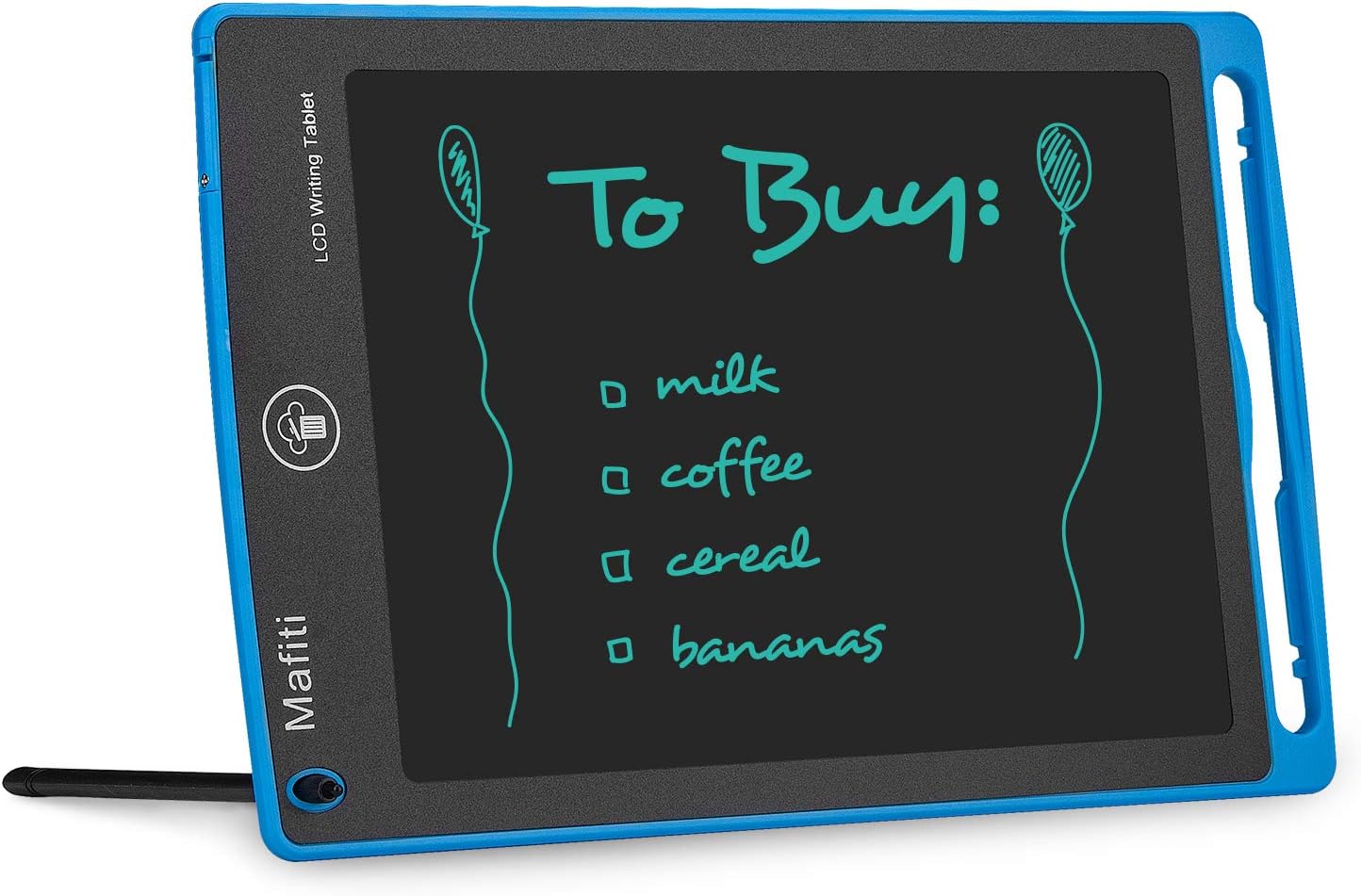 mafiti 10 Pack LCD Writing Tablet 8.5 Inch Electronic Drawing Pads for Kids Portable Ewriter Doodle Board Blue