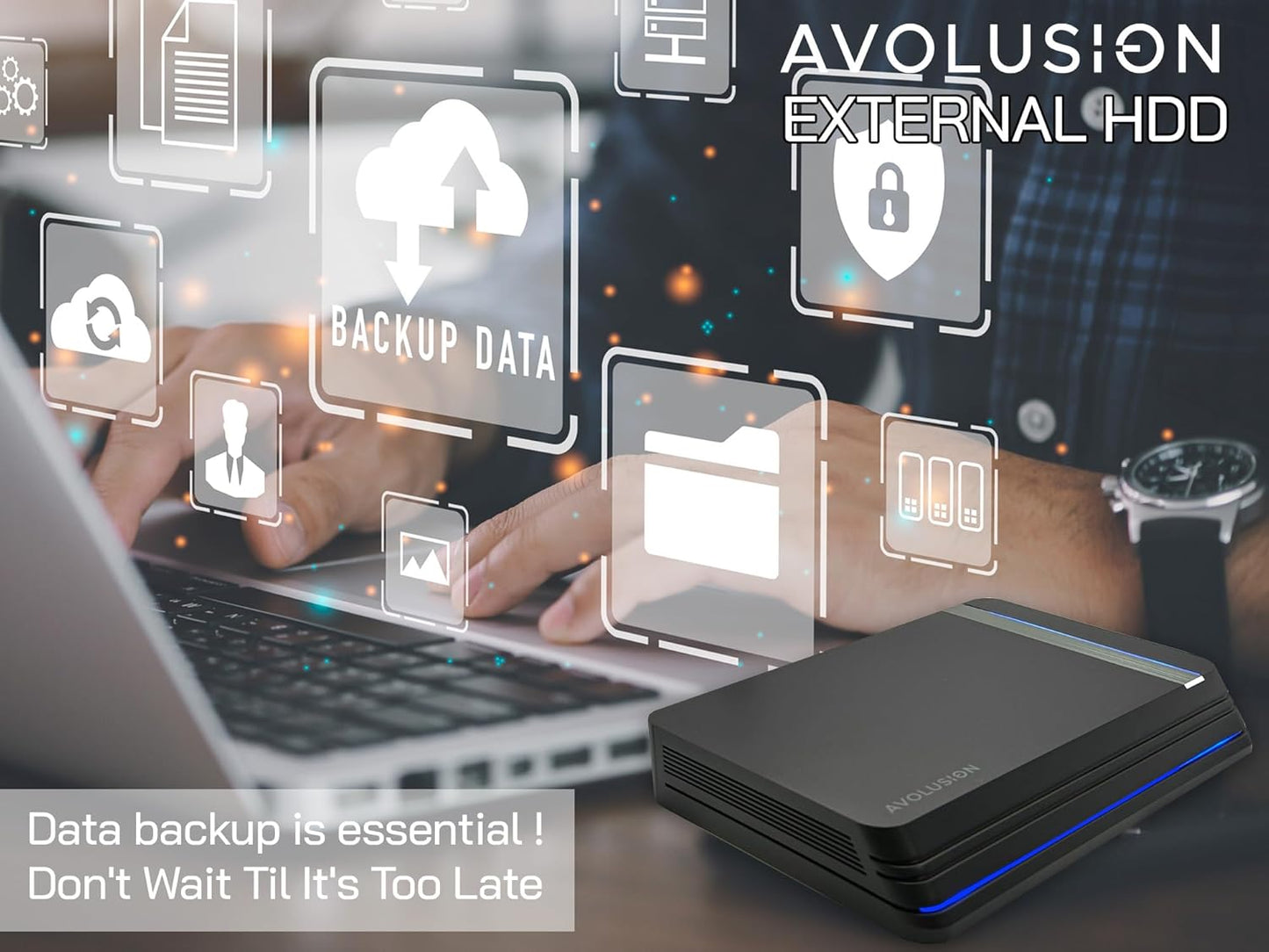 Avolusion PRO-X USB 3.0 External Hard Drive for WindowsOS Desktop PC/Laptop - (18TB) (Renewed)