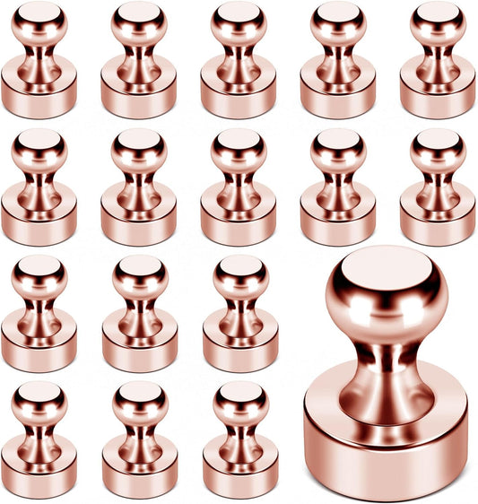 LOVIMAG Fridge Magnets, 18Pcs Cute Magnets for Refrigerator Strong Fridge for Whiteboard, Small Neodymium for Pink Magnet for Decorative Magnet,Kitchen, Office, School, Map