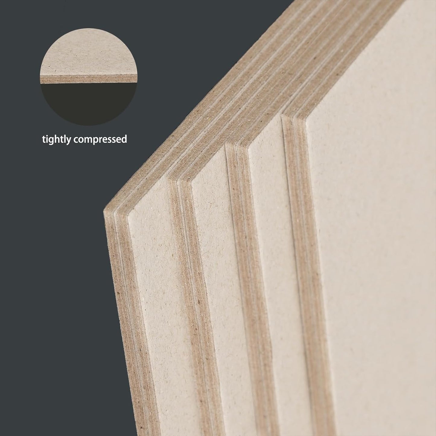 25 Pcs Book Board, Binder Board, Cover Board, Heavy Duty Chipboard for Book Binding, DIY Cardboard (Gray, 10 x 12.5 Inch 80PT)