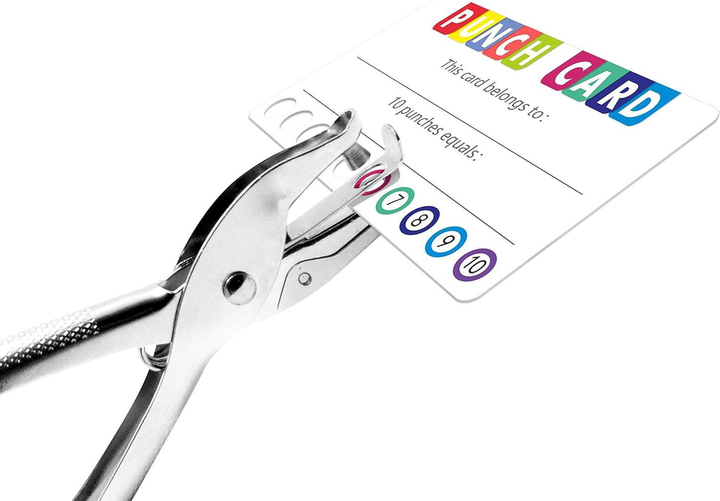 102 PCS Punch Cards Incentive Loyalty Reward Card for Classroom Business (3.5" x 2")