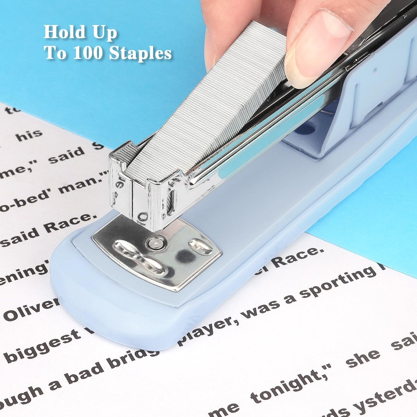 Tamaki Stapler, Office Stapler, Staplers for Desk(Blue)