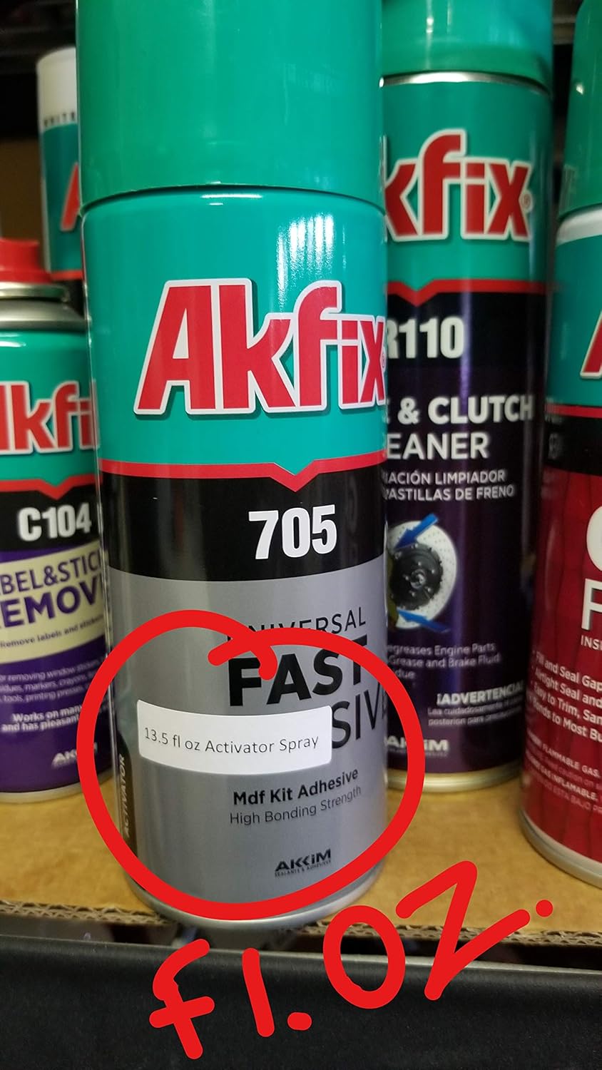 Akfix 705 Accelarator Spray [Activator] for CA - Super Glues 400ml - 13.50 FL OZ