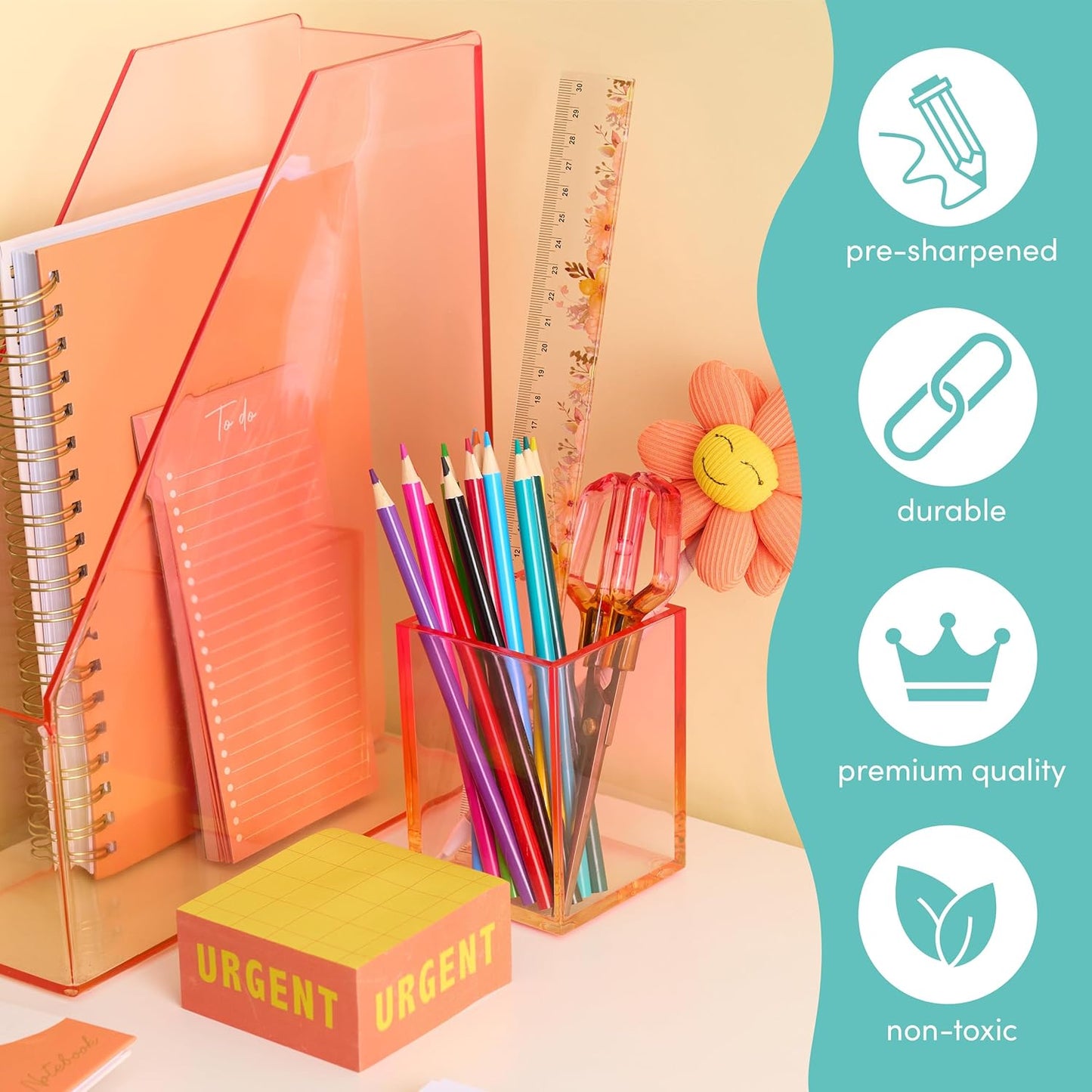 THE TWIDDLERS 120 Count Colored Pencils for Kids, (Bulk 10 Packs, 12 Colors Each Pack) Pre-sharpened Color Pencils for Adults, Back to School Supplies for Teachers, Classroom Prizes, Party Bag Fillers