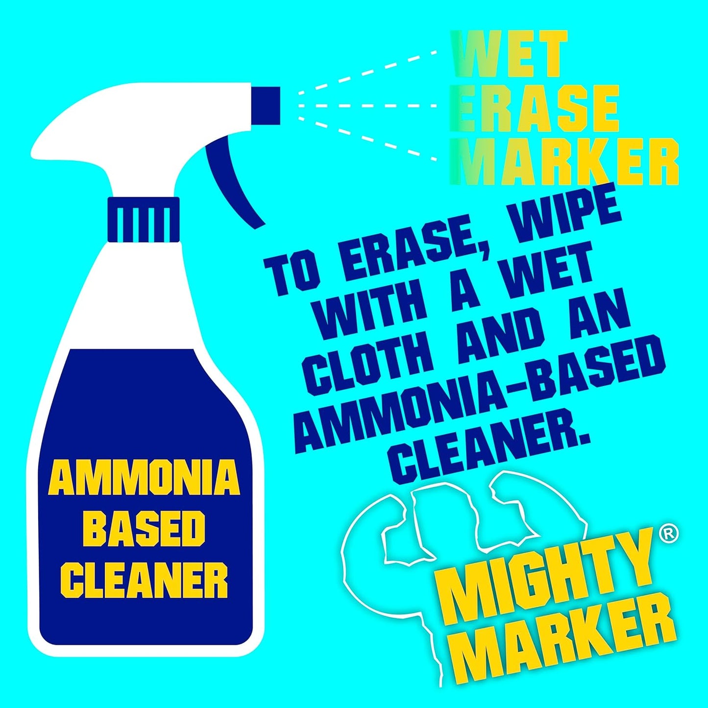 FM-43 Auto Body and Glass Paint Marker, No-Ghost, Highly Water-Resistant, 2.3mm Bullet Tip, Valve Action, 6 Bonus Reversible Tips, Made in USA - Pink 6 Pack