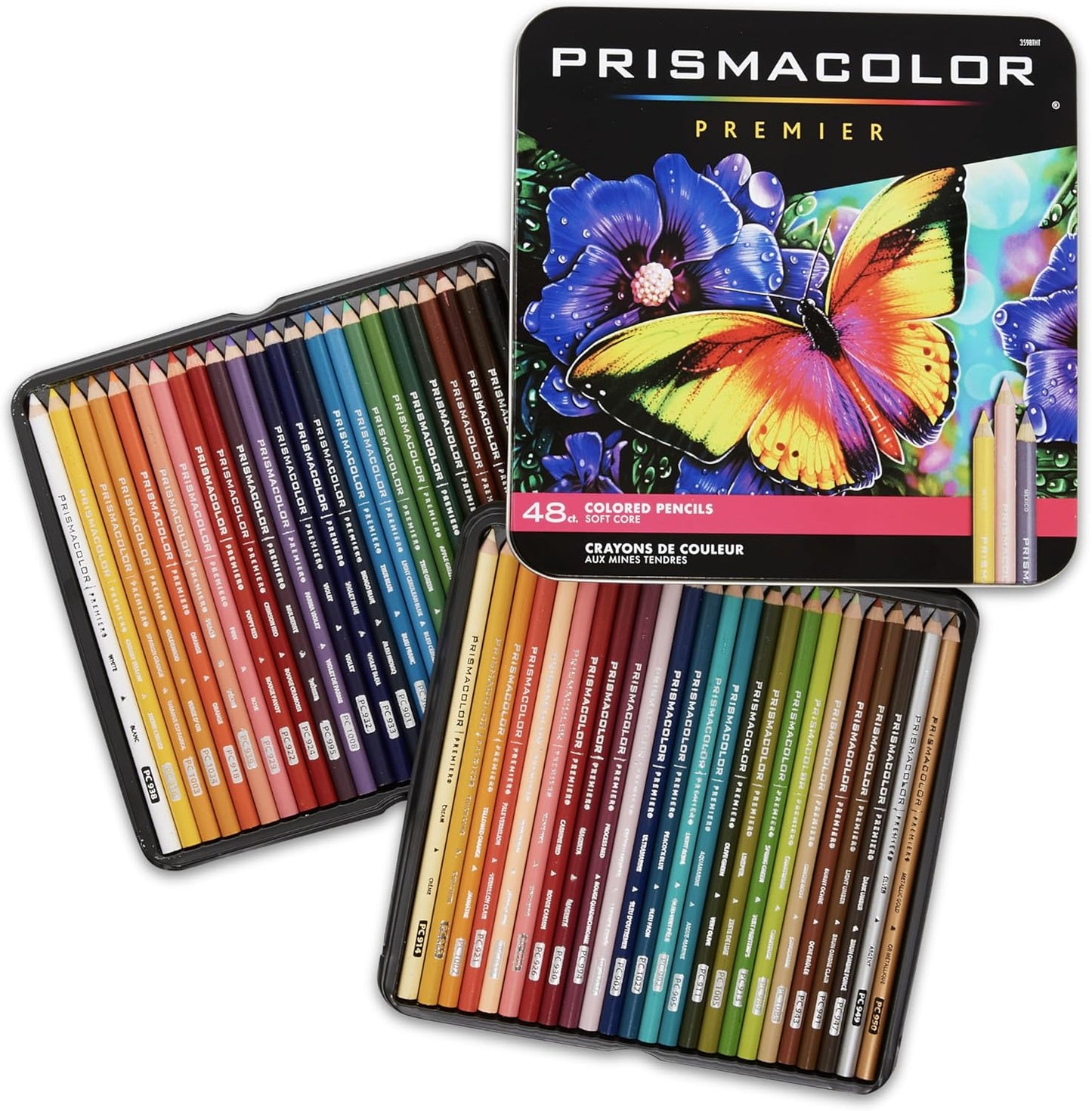 Prismacolor Premier Colored Pencils, Soft Core, 48 Pack