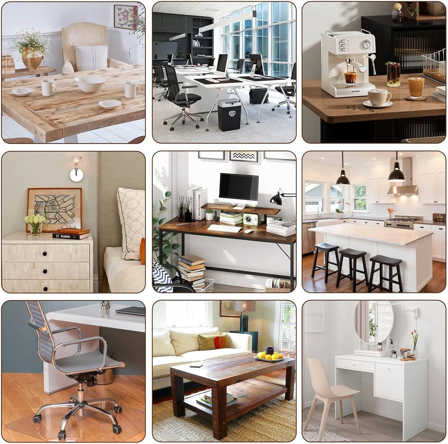 Clear Table Cover Protector, 38 x 84 Inch Table Protector for Dining Room Table, 1.5mm Thick Clear Plastic Table Cover, Table Pad Mat for Kitchen, Writing Desk Pad for Desktop