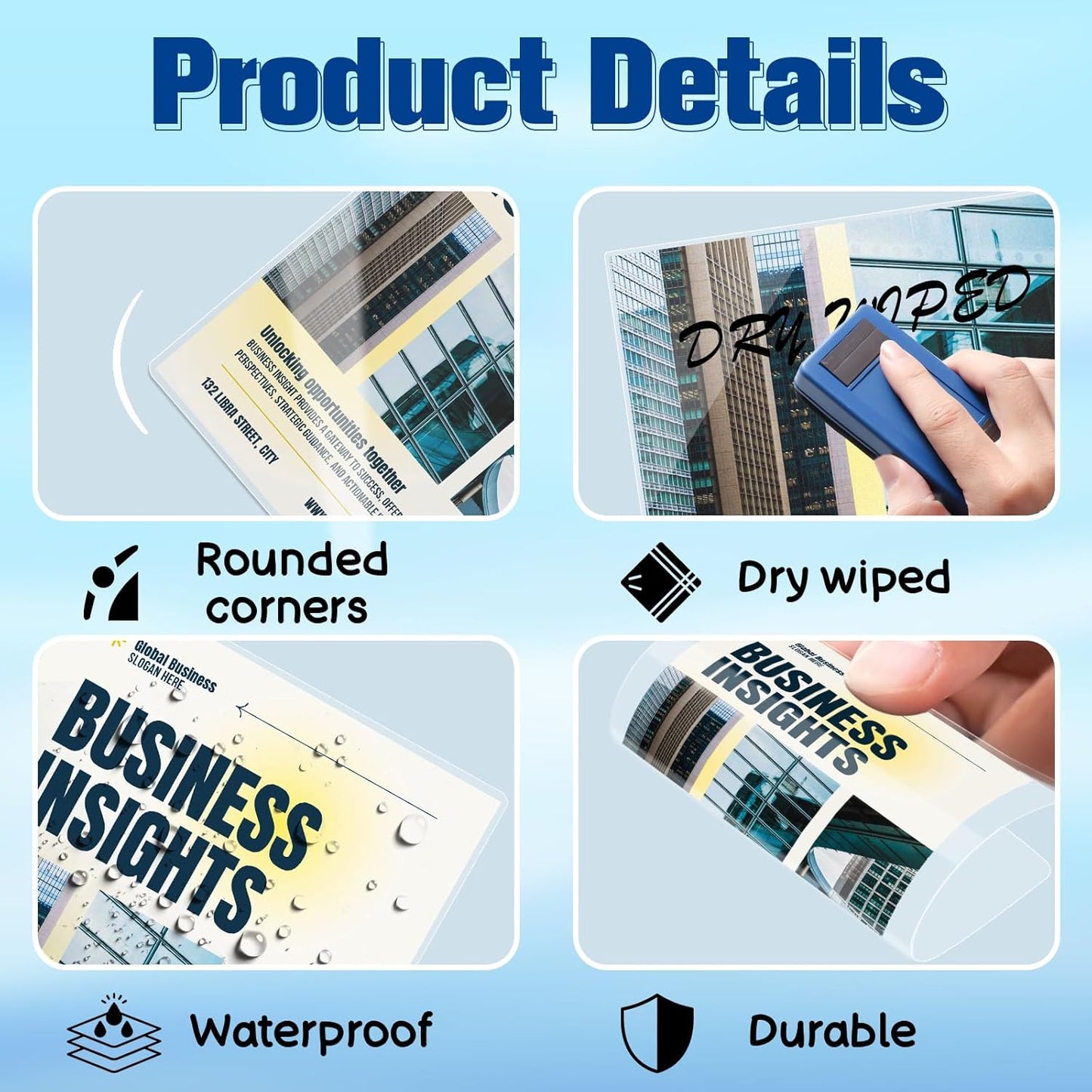 200 Pack 5mil 5“x7" Thermal Laminating Pouches Badge Laminate Pouches Clear Laminated Luggage Tags Printable Laminator Pouches for Business Permits Cards (200, 5.3"x7.3"-5mil)