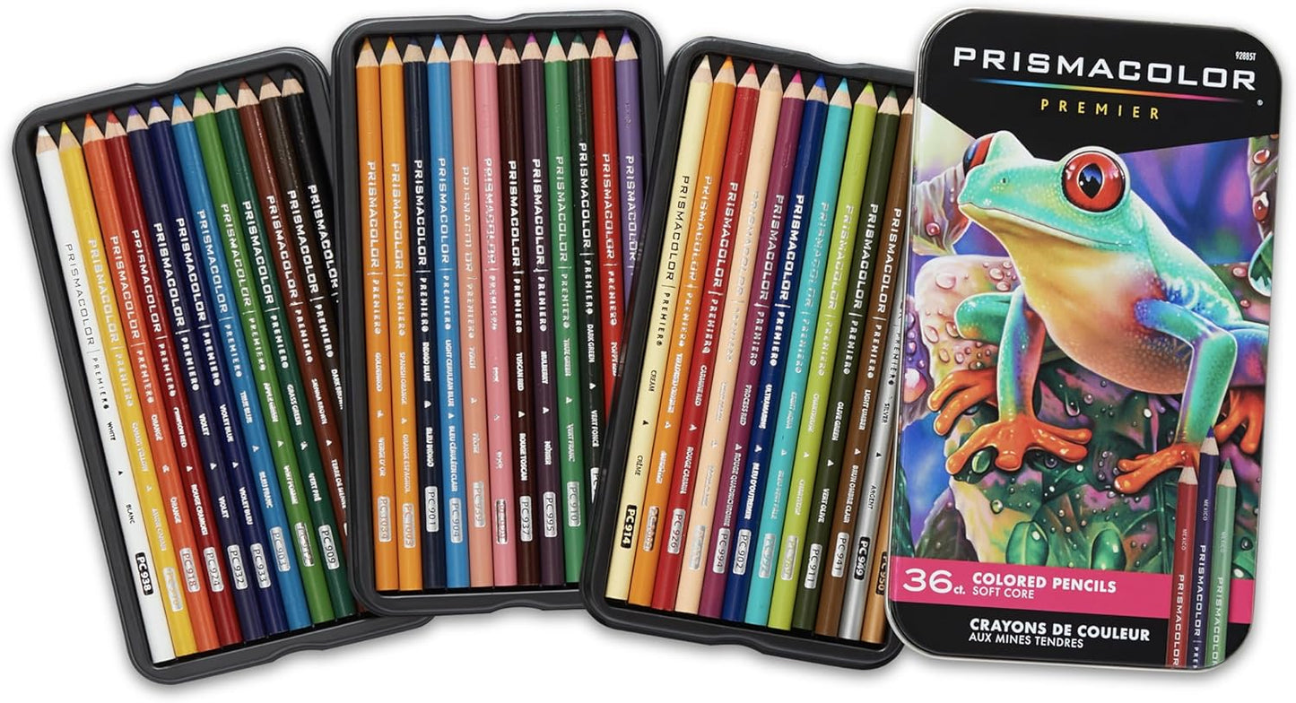Prismacolor Premier Colored Pencils Soft Core 36 Count