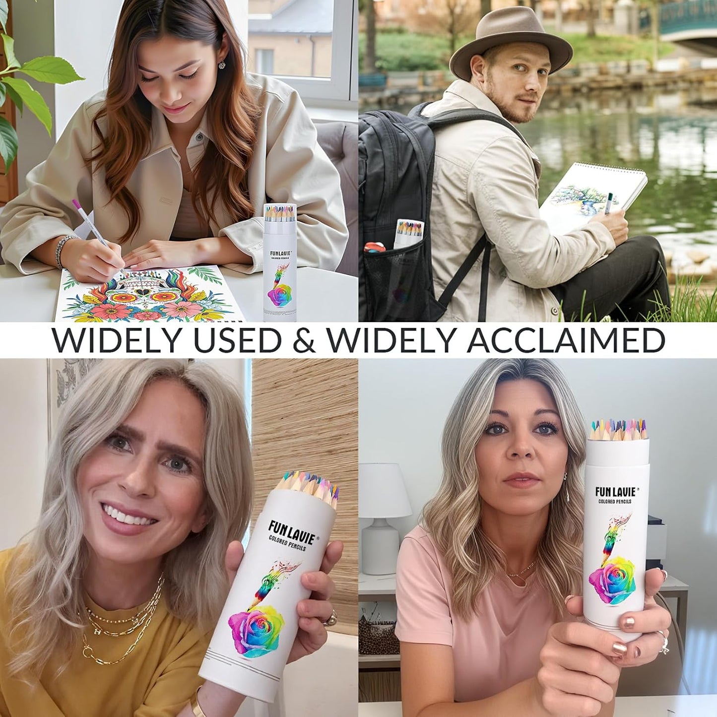 48 Colored Pencils for Adult Coloring Books,Soft Core Coloring Set,Premium Professional Drawing Pencils for sketching & Painting, Art Supplies for Artists,Oil-Based with Sharpener