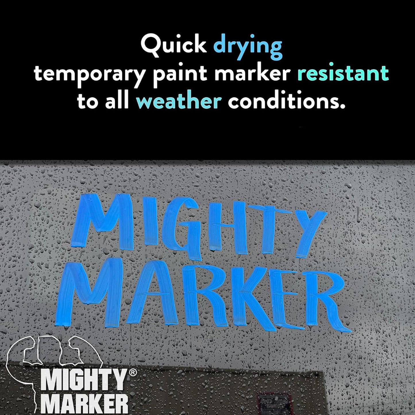 FM-43 Auto Body and Glass Paint Marker, No-Ghost, Highly Water-Resistant, 2.3mm Bullet Tip, Valve Action, 6 Bonus Reversible Tips, Made in USA - Fluorescent Assorted 6 Pack