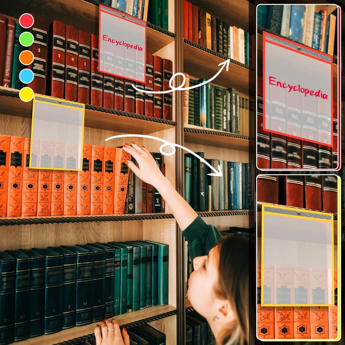 PerKoop 100 Pcs Oversized Clear Dry Erase Pockets Sleeves Bulk 10 x 14 Inch Erasable Ticket Holder Waterproof Sheet Protector Reusable Plastic Sleeves Document Holder for Classroom School Organization