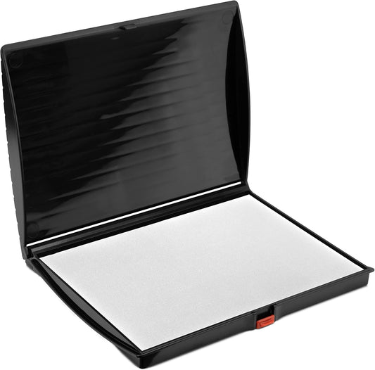 Large Premium Dry (No Ink) Stamp Pad - 5" by 7" - Quality Felt Pad