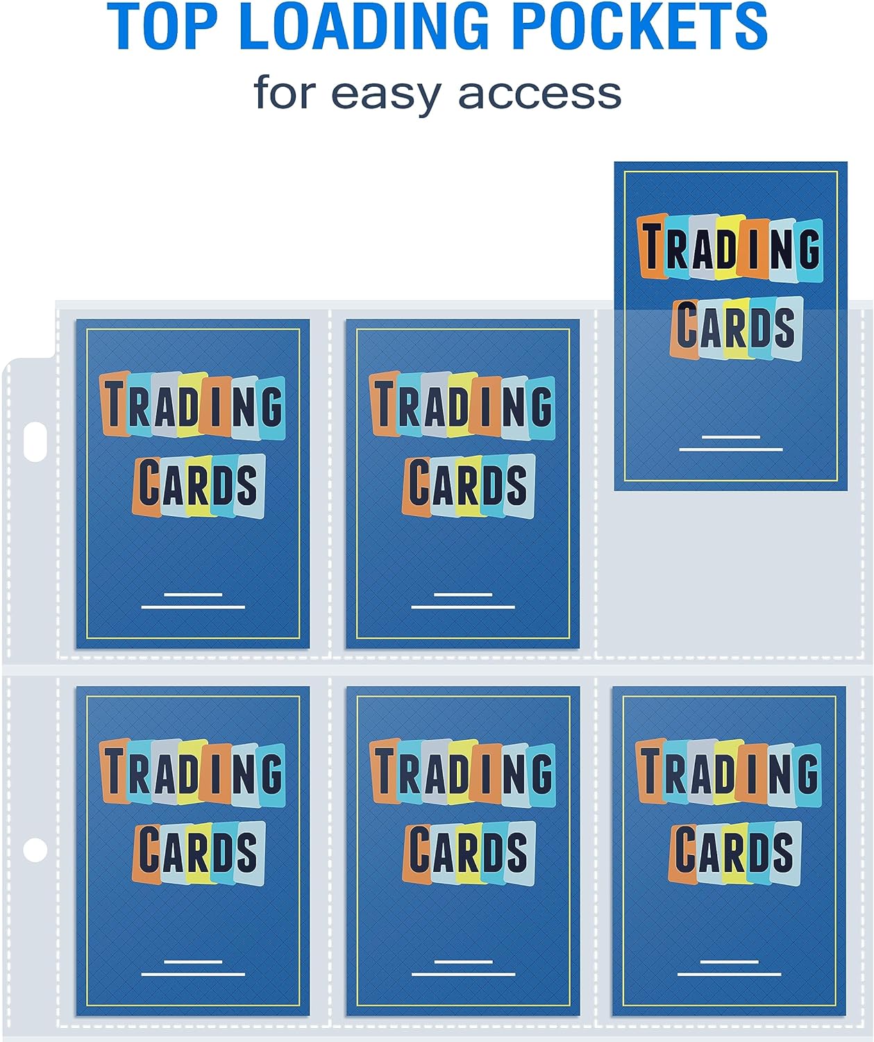 120 Pack 9 Pocket Page Protectors, Sooez Trading Card Sleeves for 3 Ring Binder, Baseball Cards Holder, Protective Pages Sheets for Binders Album, Fit for YuGiOh, MTG, Game, Business & Sports Cards