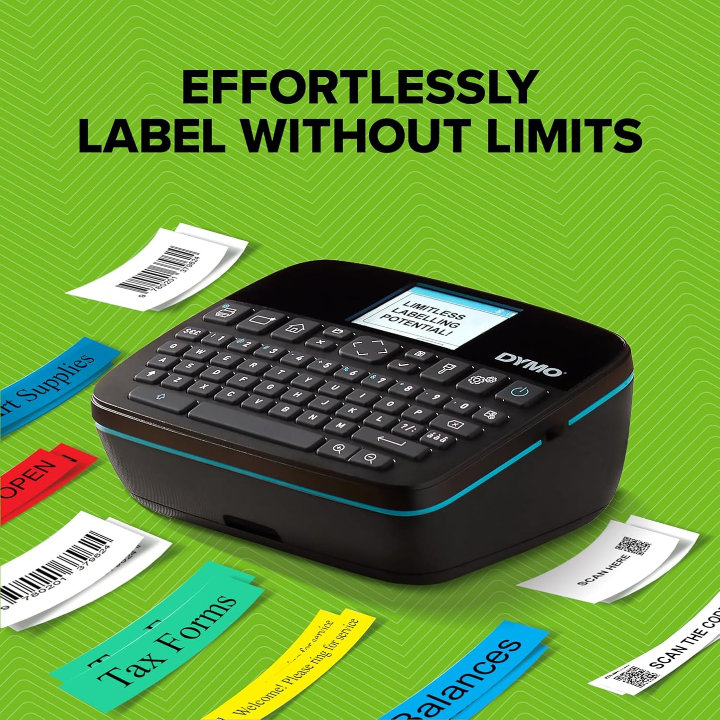 DYMO LabelManager Executive 640 CB Portable Label Printer Kit with Carry Case and 3 Label Cassettes | Compact QWERTY Label Maker | Bluetooth & USB Connectivity | Compatible with DYMO D1 Labels